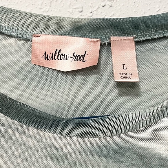 ✨sold✨Willow & Root Mesh Green/Teal and White Mesh - Picture 4 of 5